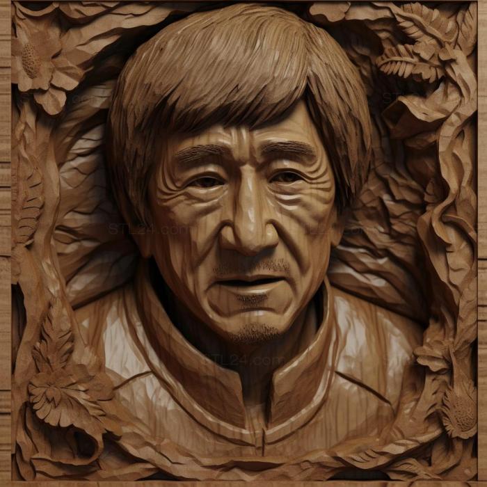 Famous (Jackie Chan 3, 3DFMS_7226) 3D models for cnc